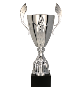 Puchar metalowy srebrny Edos 4127 – z pokrywką lub bez, 12 rozmiarów (32–58 cm) – zdjęcie 2