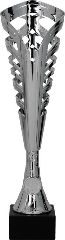 Puchar plastikowy srebrny 8361/S – 38 cm