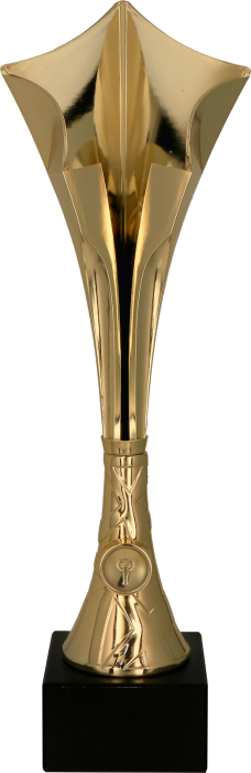 Puchar plastikowy złoty 8371 – 3 rozmiary (36,5–42 cm)