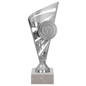 Puchar plastikowy srebrny 8381/S – 23 cm