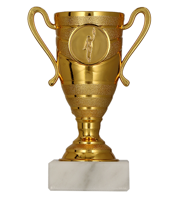 Puchar plastikowy brązowy 9037/B – 13 cm