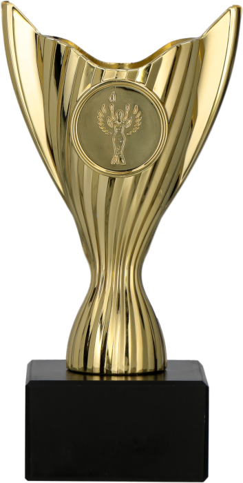 Puchar plastikowy złoty 9038/G – 14 cm