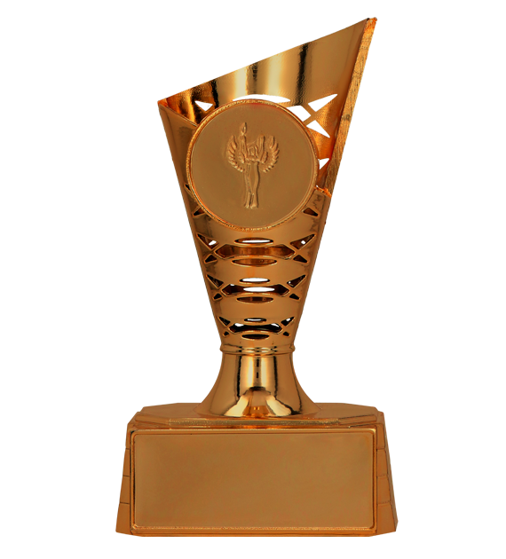 Puchar plastikowy brązowy Storo 9201/B – 11 cm