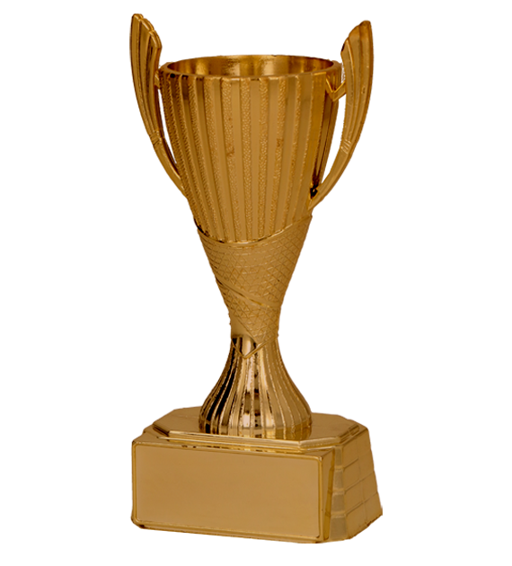 Puchar plastikowy brązowy Sila 9202/B – 13 cm