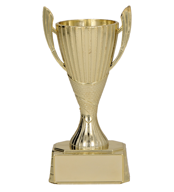 Puchar plastikowy złoty Sila 9202/G – 13 cm