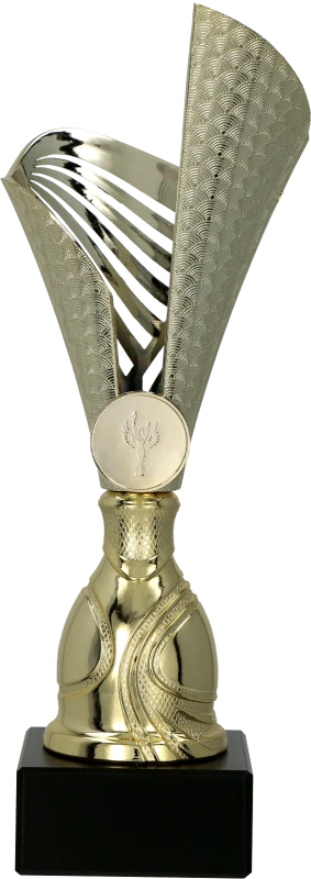 Puchar plastikowy złoty 9234 – 3 rozmiary (21,5–23,5 cm)