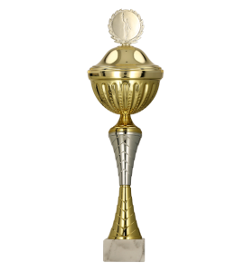 Puchar metalowy srebrny 9271 – z pokrywką lub bez, 9 rozmiarów (18,5–35 cm) – zdjęcie 2
