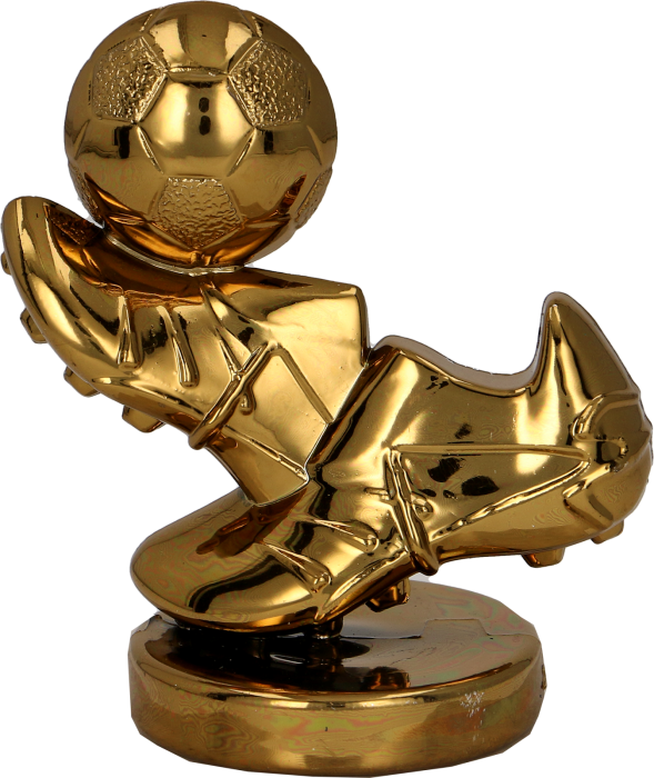 Figurka plastikowa brązowa B325/B – piłka nożna, 8 cm
