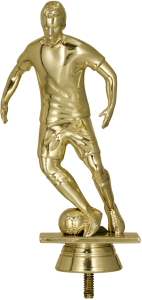 Figurka plastikowa złota B615/G – piłka nożna, 15 cm