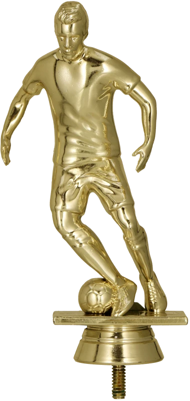 Figurka plastikowa złota B615/G – piłka nożna, 15 cm