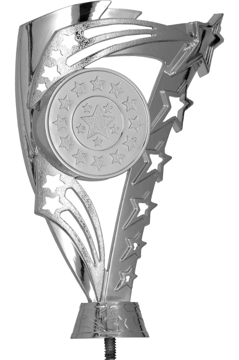 Figurka plastikowa srebrna B633/S – 17 cm