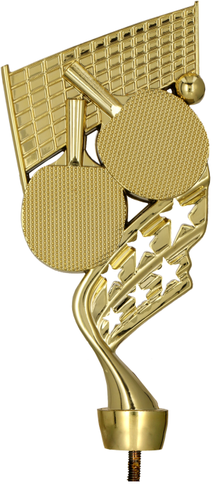 Figurka plastikowa na pręt metryczny B661/TAB – tenis stołowy, 19,5 cm