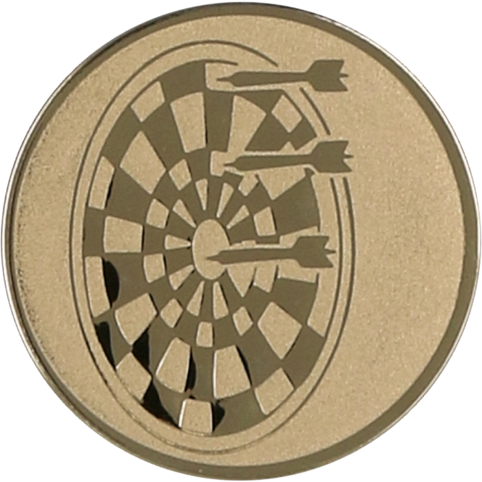 Emblemat aluminiowy 25 mm (wklejka) D1-A21 – dart