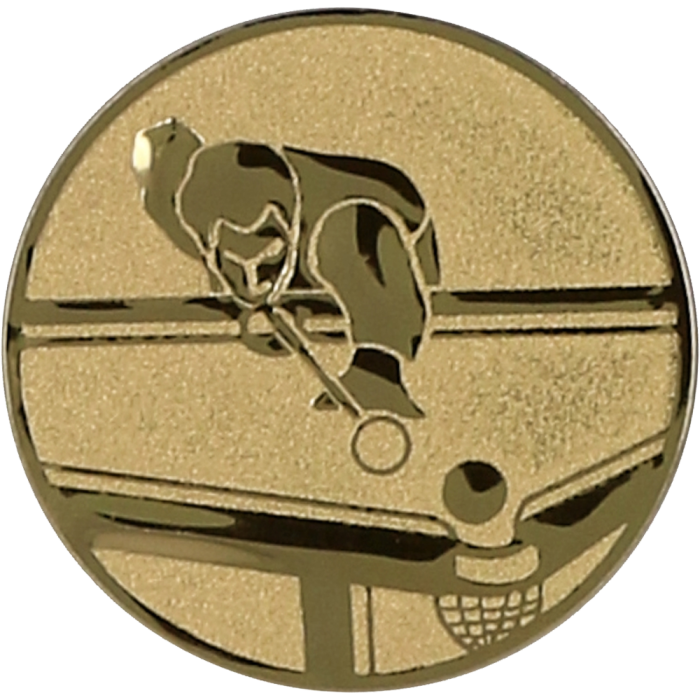 Emblemat aluminiowy 25 mm (wklejka) D1-A98 – bilard