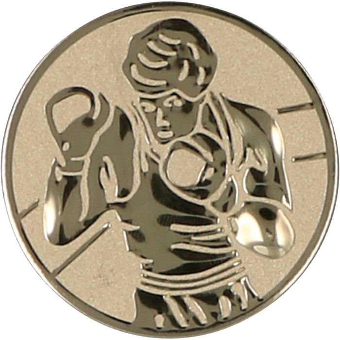 Emblemat aluminiowy 50 mm (wklejka) D2-A57 – boks, bokser