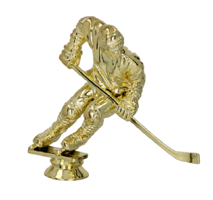 Figurka plastikowa złota F182/G – hokej, 12 cm