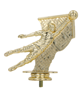 Figurka plastikowa złota F214/G – piłka nożna, bramkarz, 10 cm