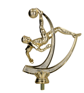 Figurka plastikowa złota F223/G – piłka nożna, 15 cm
