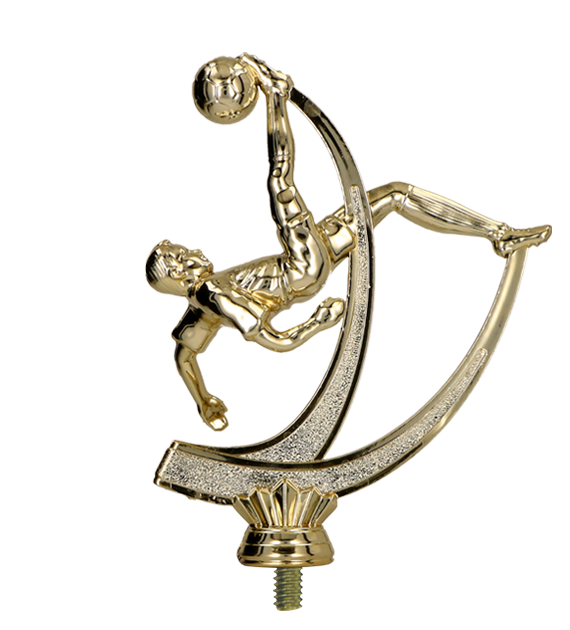 Figurka plastikowa złota F223/G – piłka nożna, 15 cm