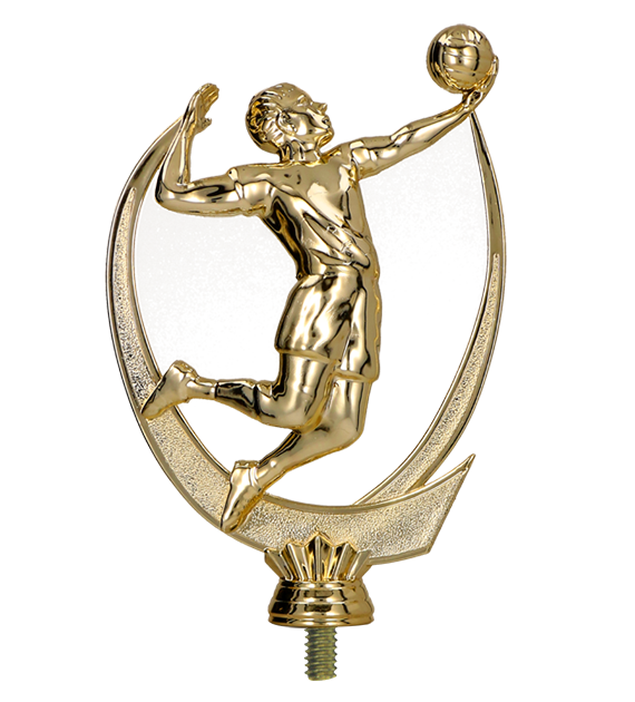 Figurka plastikowa złota F225/G – siatkówka, 15 cm