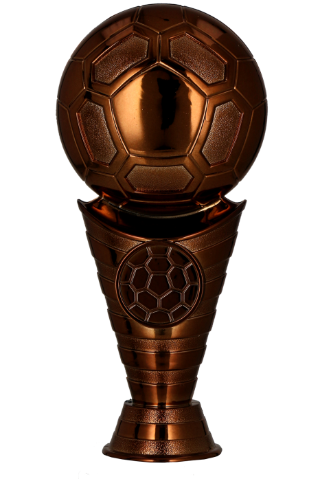 Figurka plastikowa brązowa F262/B – piłka nożna, 14,5 cm