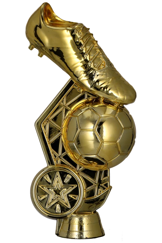 Figurka plastikowa złota F264/G – piłka nożna, 14 cm