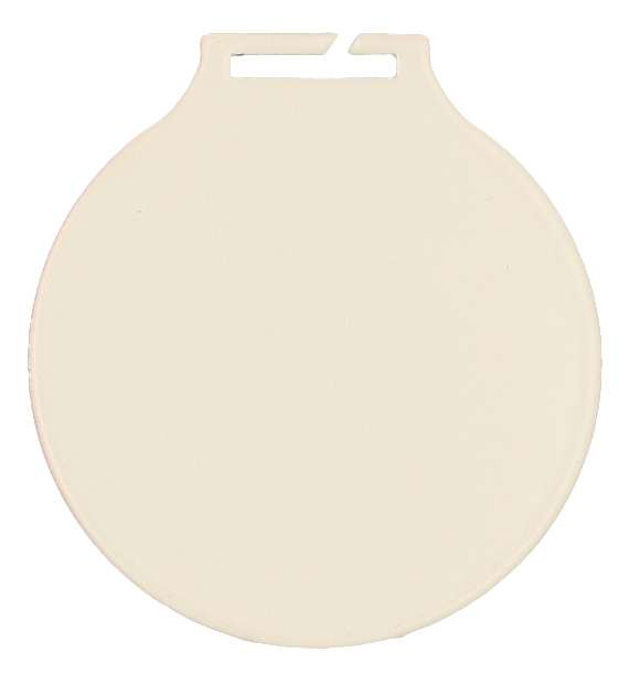 Medal stalowy Q-Medals biały MC6002/WH – Ø 70 mm