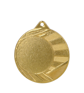 Medal stalowy złoty ME0040/G – Ø 40 mm