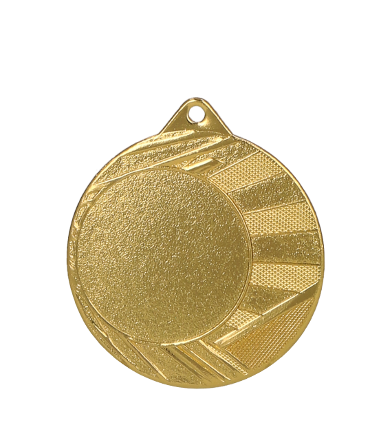 Medal stalowy złoty ME0040/G – Ø 40 mm
