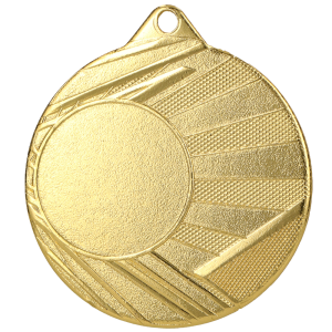 Medal stalowy złoty ME006/G – Ø 50 mm