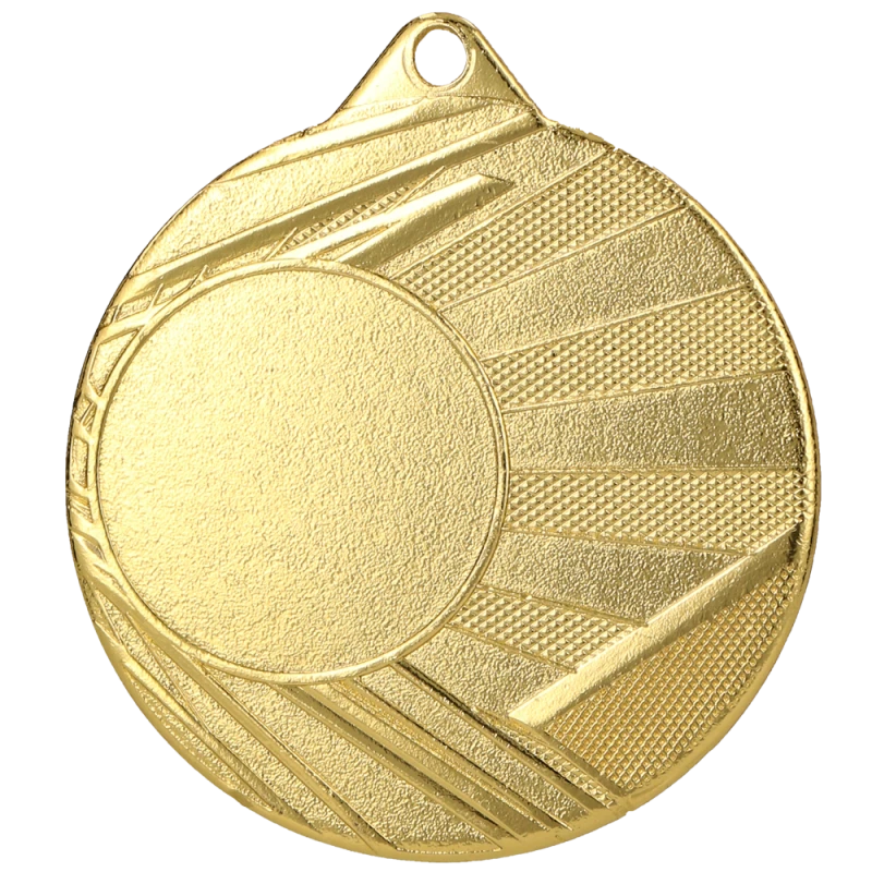 Medal stalowy złoty ME006/G – Ø 50 mm