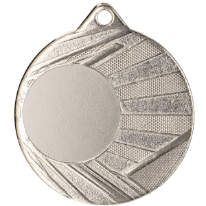 Medal stalowy srebrny ME006/S – Ø 50 mm