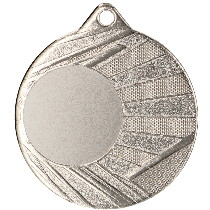 Medal stalowy srebrny ME006/S – Ø 50 mm