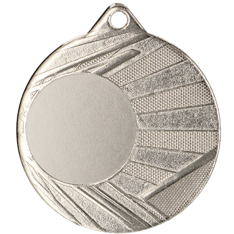 Medal stalowy srebrny ME006/S – Ø 50 mm