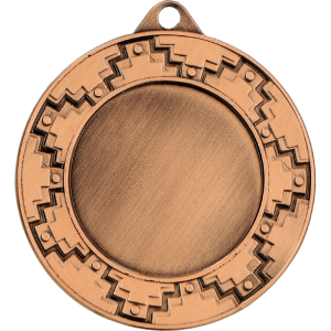 Medal stalowy brązowy z miejscem na emblemat ME0340/B – Ø 40 mm