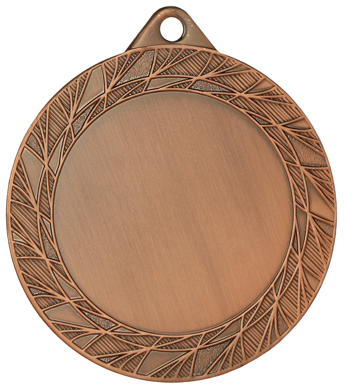 Medal stalowy brązowy z miejscem na emblemat 50 mm MMC0270/B – Ø 70 mm
