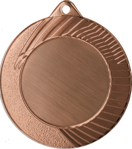 Medal stalowy brązowy z miejscem na emblemat 33 mm MMC1050/B – Ø 50 mm