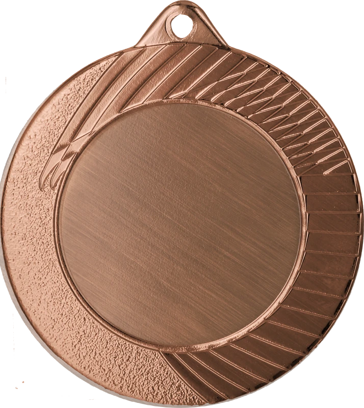 Medal stalowy brązowy z miejscem na emblemat 33 mm MMC1050/B – Ø 50 mm