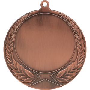Medal stalowy brązowy z miejscem na emblemat 50 mm MMC1170/B – Ø 70 mm