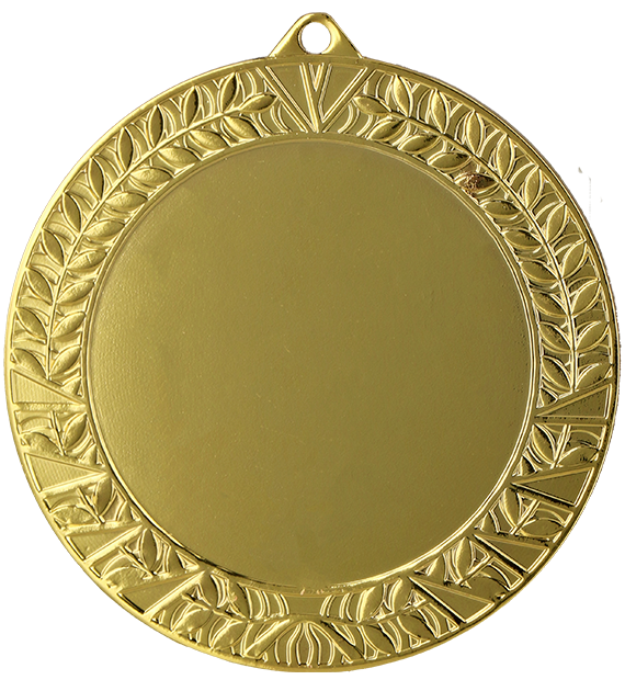 Medal stalowy złoty MMC1332/G – Ø 32 mm