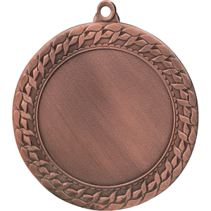 Medal stalowy brązowy z miejscem na emblemat 50 mm MMC2072/B – Ø 70 mm