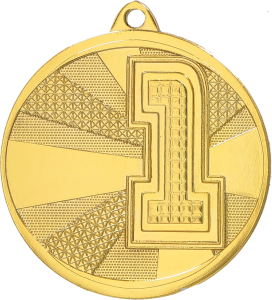 Medal stalowy złoty MMC29050/G – Ø 50 mm