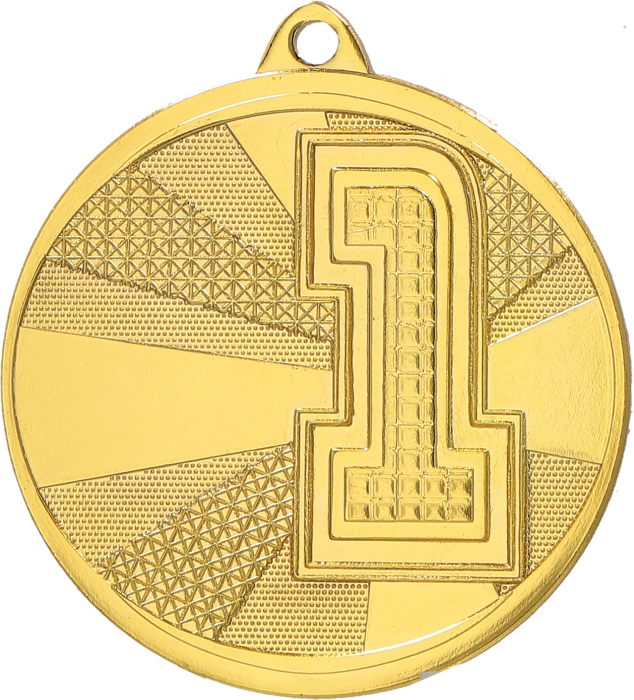 Medal stalowy złoty MMC29050/G – Ø 50 mm