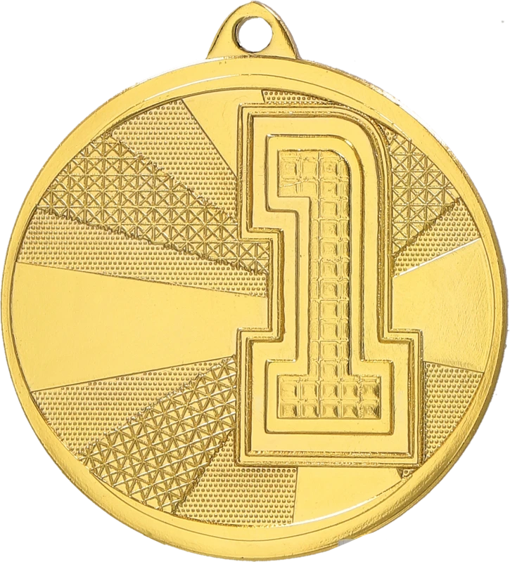 Medal stalowy złoty MMC29050/G – Ø 50 mm