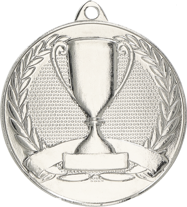 Medal stalowy srebrny MMC30050/S – Ø 50 mm