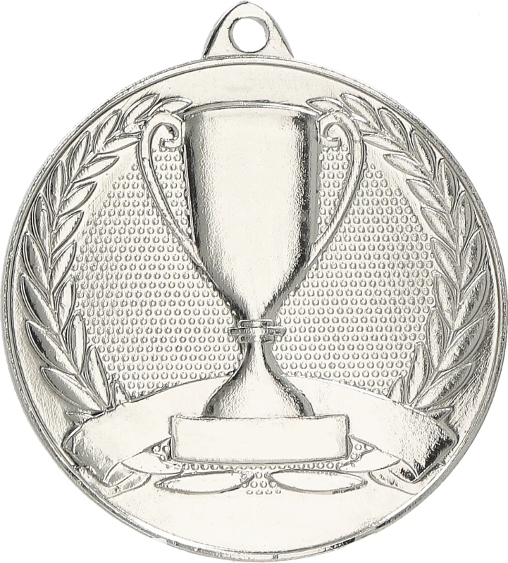 Medal stalowy srebrny MMC30050/S – Ø 50 mm