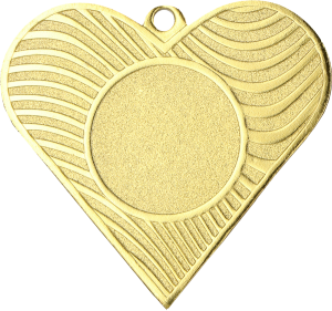Medal stalowy złoty MMC36050/G – Ø 50 mm