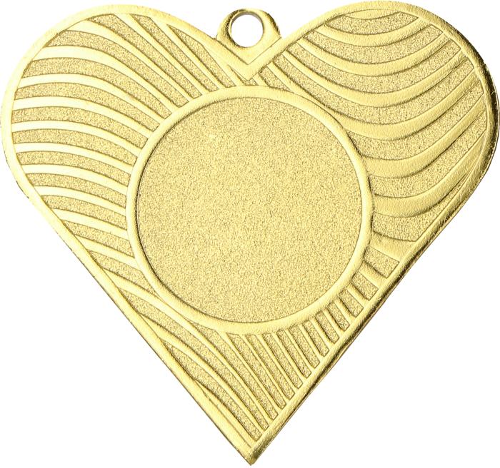 Medal stalowy złoty MMC36050/G – Ø 50 mm