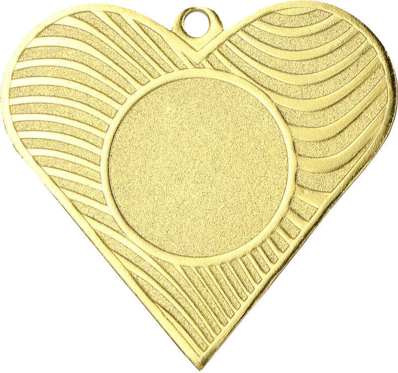 Medal stalowy złoty MMC36050/G – Ø 50 mm