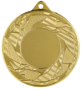 Medal stalowy złoty MMC42050/G – Ø 50 mm